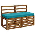 Padpárna SOEST 100% poliészter Türkiz 120 x 50 x 8 cm 3