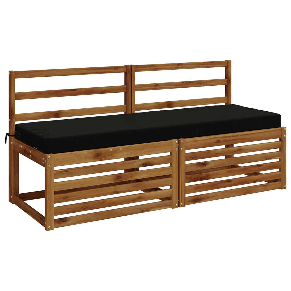 Padpárna SOEST 100% poliészter Fekete 150 x 50 x 8 cm 3