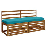 Padpárna SOEST 100% poliészter Türkiz 150 x 50 x 8 cm 3