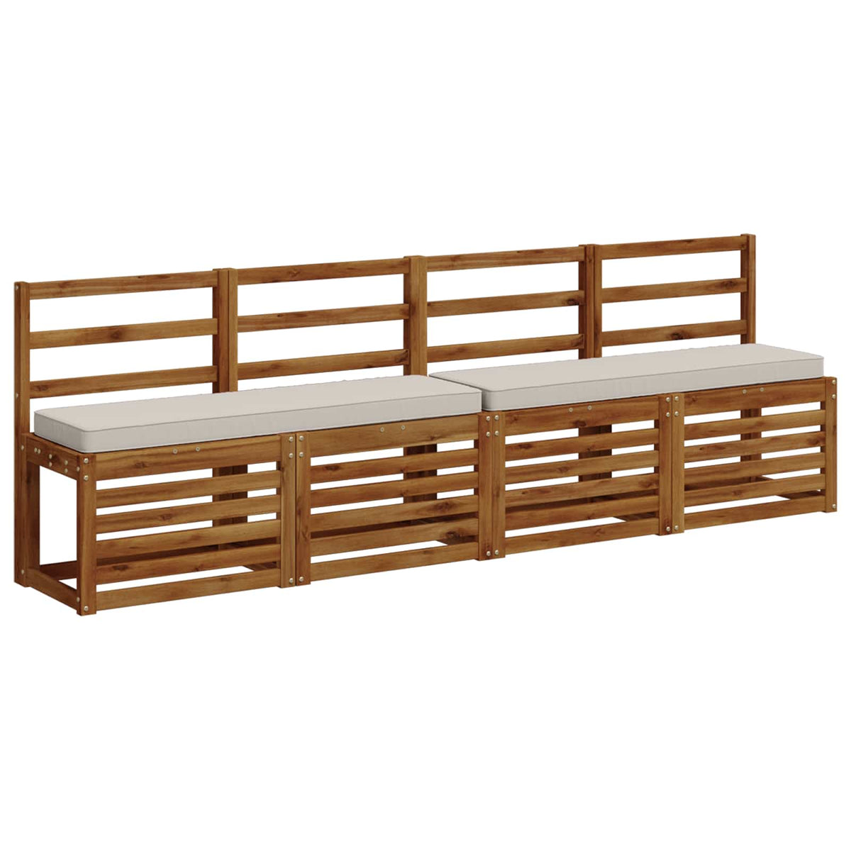 1 darabos padpárna VUGHT 100% poliészter Fehér 110 x 30 x 5 cm 2