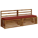 1 darabos padpárna VUGHT 100% poliészter Piros 170 x 40 x 5 cm 3