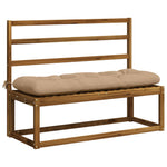 Padpárna VIANEN 100% poliészter Homokszín 100 x 40 x 12 cm 3
