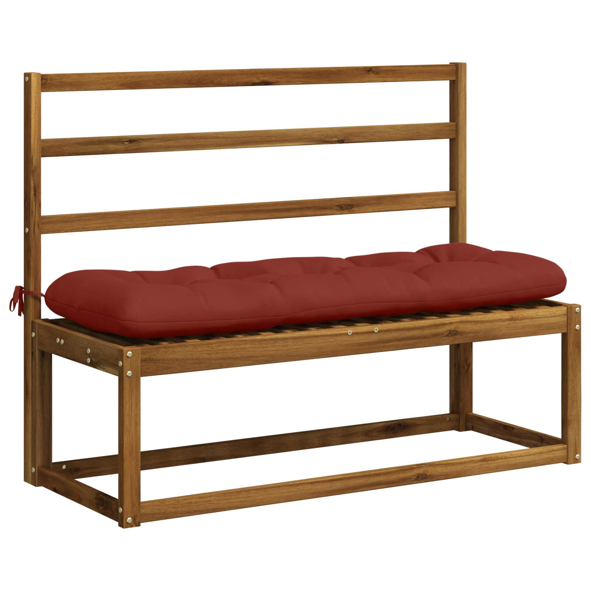 Pad párnák VIANEN 2 db 100% poliészter Piros 100 x 40 x 12 cm 3