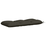 Padpárna VIANEN 100% poliészter Antracitszürke 100 x 50 x 12 cm 5