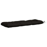 Padpárna VIANEN 100% poliészter Fekete 110 x 40 x 12 cm 5