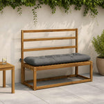 Padpárna VIANEN 100% poliészter Szürke 110 x 40 x 12 cm