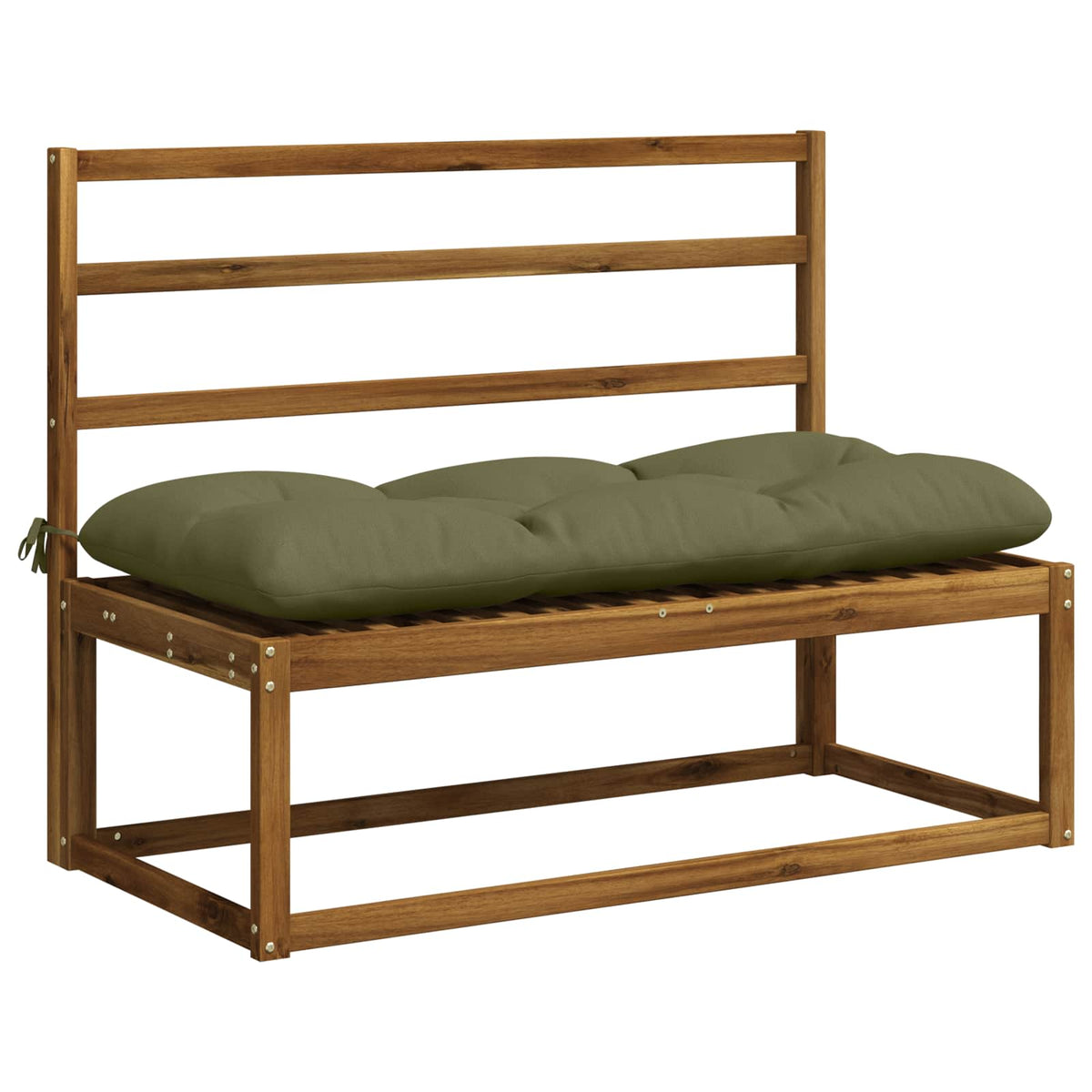 Padpárna VIANEN 100% poliészter Olajzöld 120 x 50 x 12 cm 3