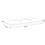Padpárna VIANEN 100% poliészter Olajzöld 120 x 50 x 12 cm 9