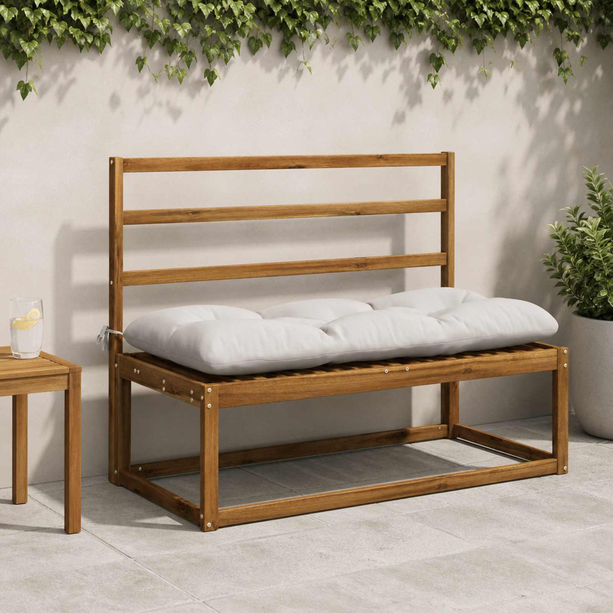 Padpárna VIANEN 100% poliészter Fehér 120 x 50 x 12 cm