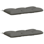 Pad párnák VIANEN 2 db 100% poliészter Szürke 120 x 60 x 12 cm
