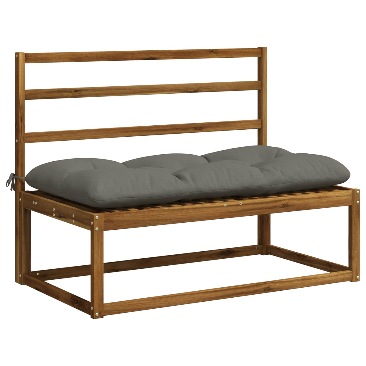 Pad párnák VIANEN 2 db 100% poliészter Szürke 120 x 60 x 12 cm 2