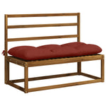 Padpárna VIANEN 100% poliészter Piros 130 x 50 x 12 cm 3