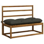 Padpárna VIANEN 100% poliészter Antracitszürke 130 x 50 x 12 cm 3