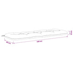 Padpárna VIANEN 100% poliészter Szürke 140 x 40 x 12 cm 8