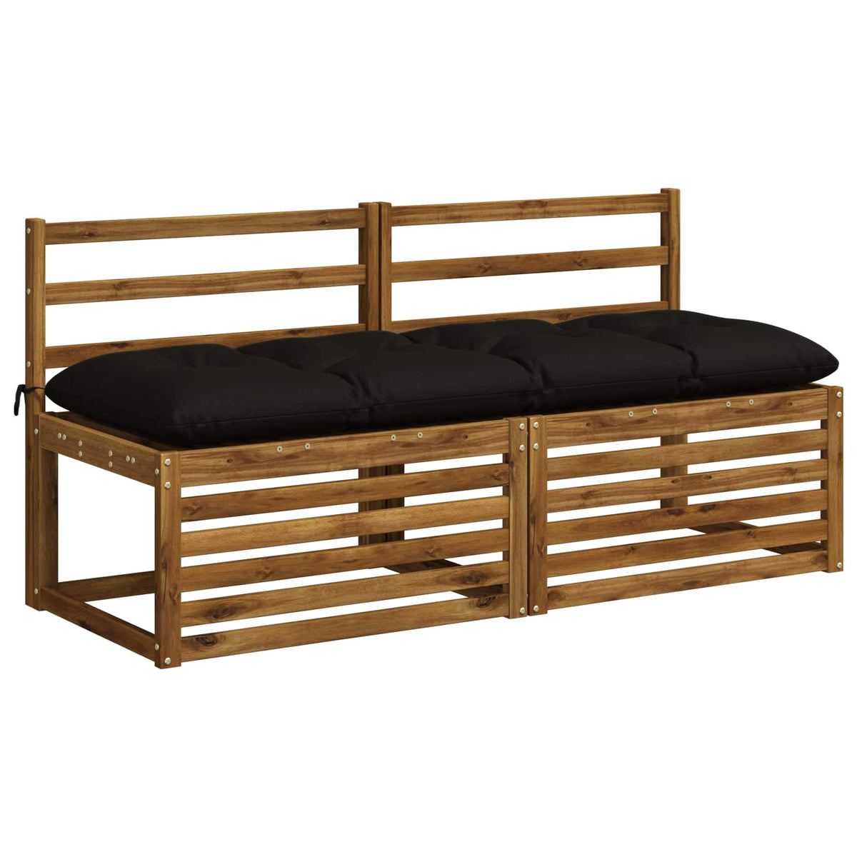 Padpárna VIANEN 100% poliészter Fekete 140 x 50 x 12 cm 3