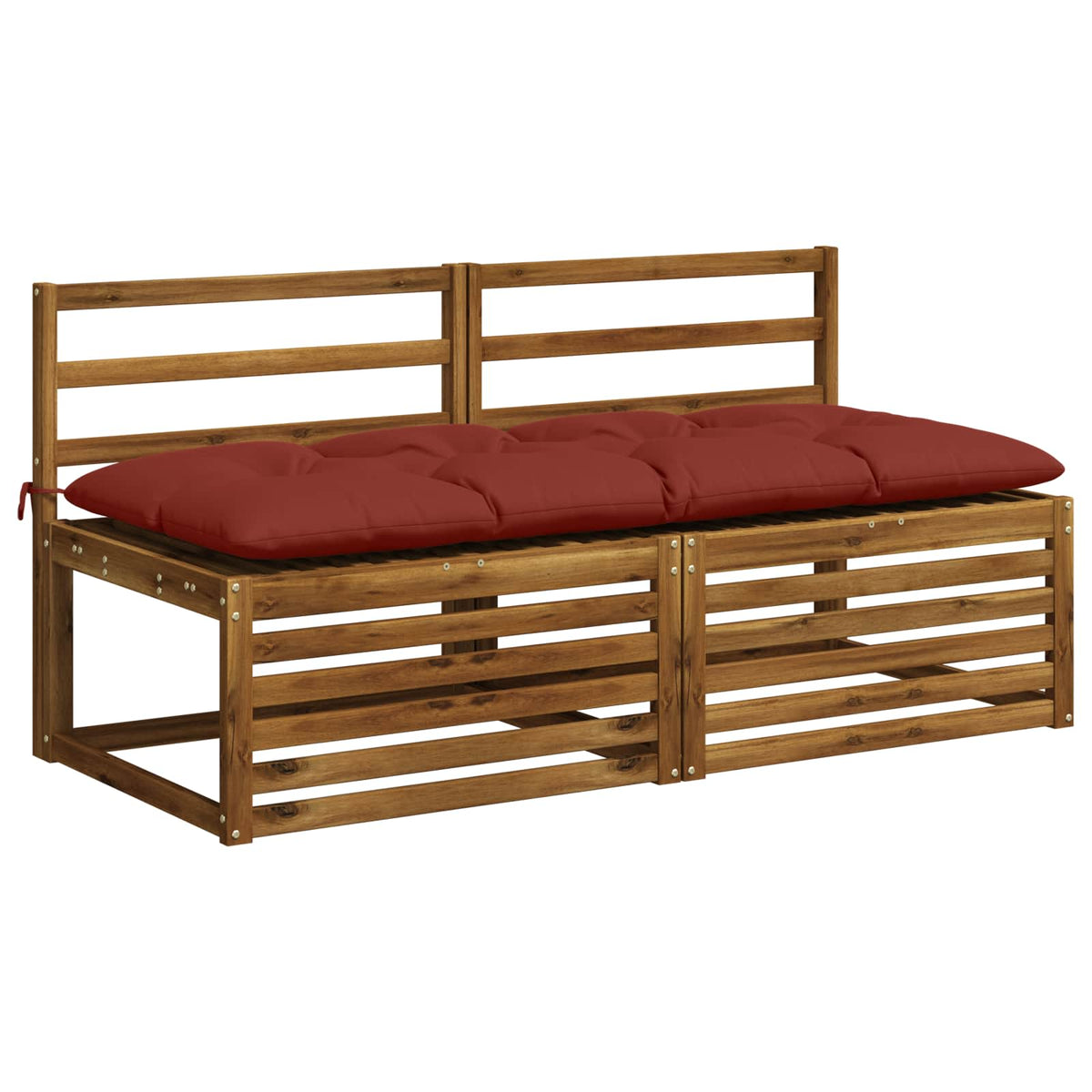 Padpárna VIANEN 100% poliészter Piros 140 x 60 x 12 cm 3
