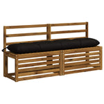 Padpárna VIANEN 100% poliészter Fekete 150 x 30 x 12 cm 3
