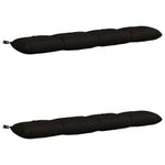 Pad párnák VIANEN 2 db 100% poliészter Fekete 150 x 30 x 12 cm 2