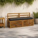 Padpárna VIANEN 100% poliészter Antracitszürke 140 x 30 x 12 cm