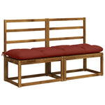 Padpárna VIANEN 100% poliészter Piros 150 x 40 x 12 cm 3