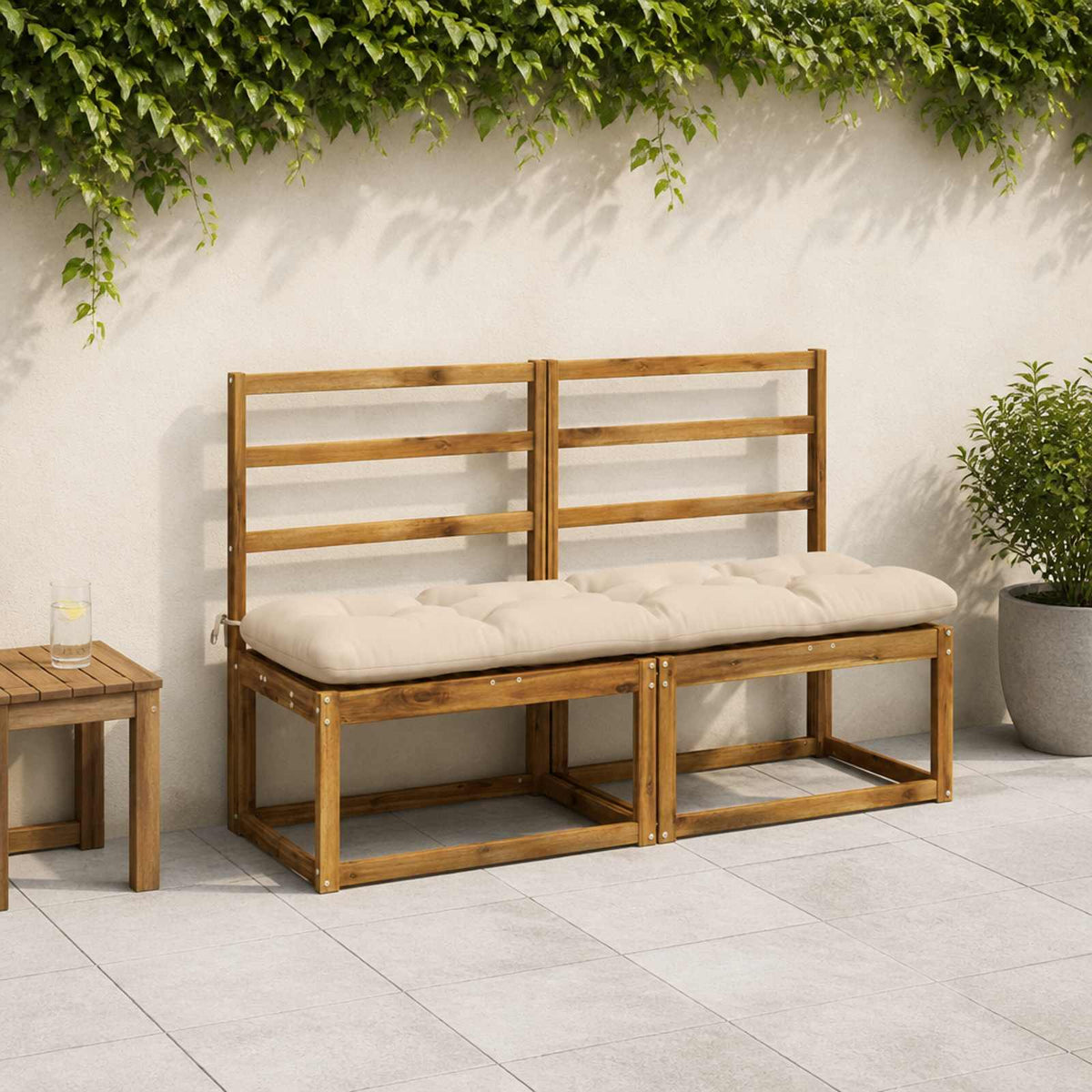 Padpárna VIANEN 100% poliészter Krémszínű 150 x 40 x 12 cm
