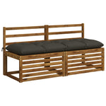 Padpárna VIANEN 100% poliészter Antracitszürke 150 x 50 x 12 cm 3