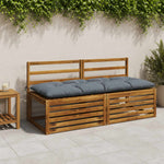 2 darabos padpárna VIANEN 100% poliészter Kék 150 x 60 x 12 cm