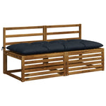 Padpárna VIANEN 100% poliészter Sötét kék 150 x 60 x 12 cm 2