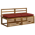 Padpárna VIANEN 100% poliészter Piros 150 x 60 x 12 cm 3
