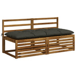 Padpárna VIANEN 100% poliészter Antracitszürke 150 x 60 x 12 cm 3