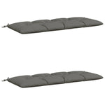 Pad párnák VIANEN 2 db 100% poliészter Szürke 150 x 60 x 12 cm