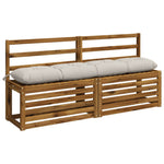 Pad párnák VIANEN 2 db 100% poliészter Fehér 160 x 30 x 12 cm 3