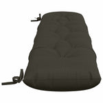 Padpárna VIANEN 100% poliészter Antracitszürke 160 x 30 x 12 cm 4