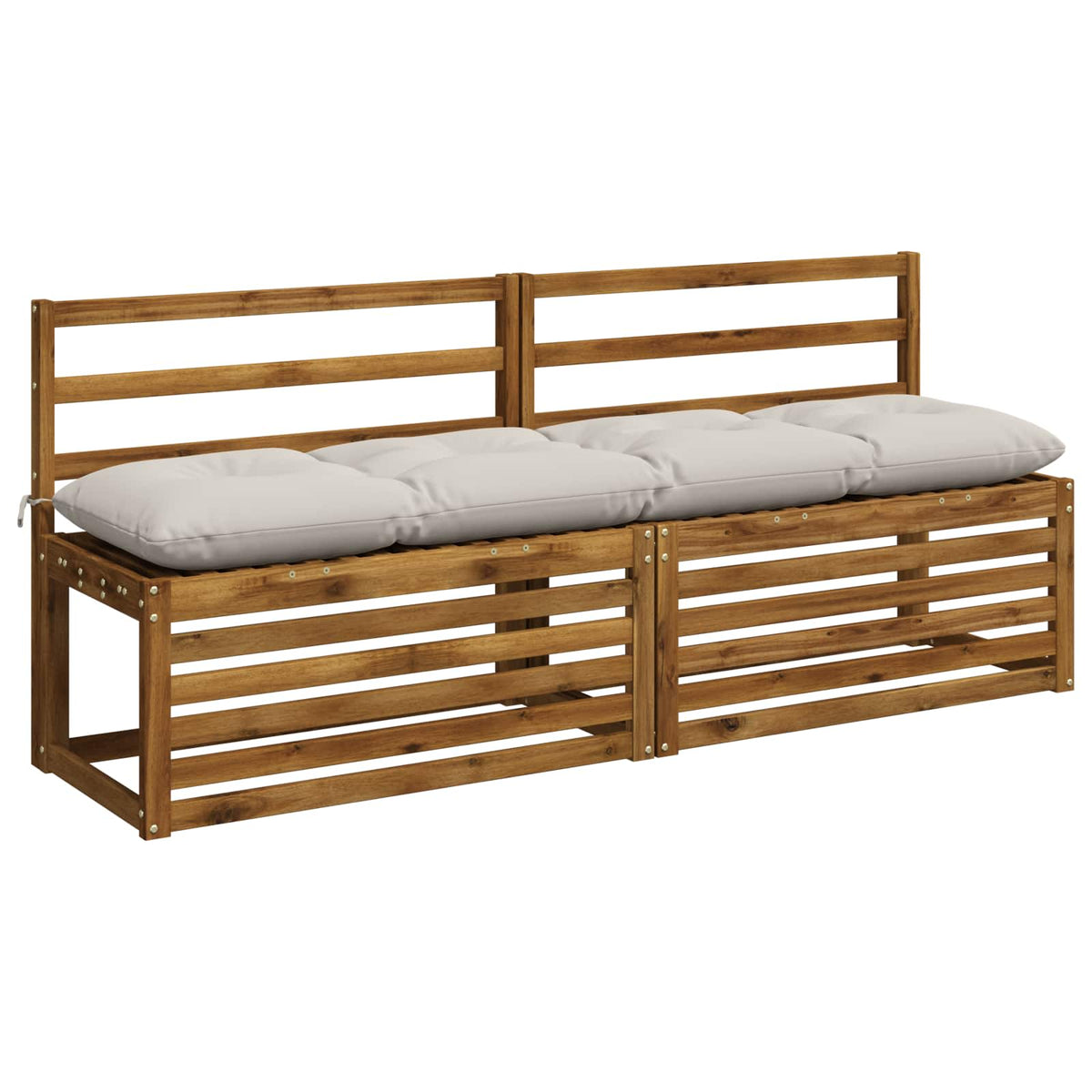 Pad párnák VIANEN 2 db 100% poliészter Fehér 160 x 40 x 12 cm 3