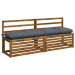2 darabos padpárna VIANEN 100% poliészter Kék 160 x 40 x 12 cm 3