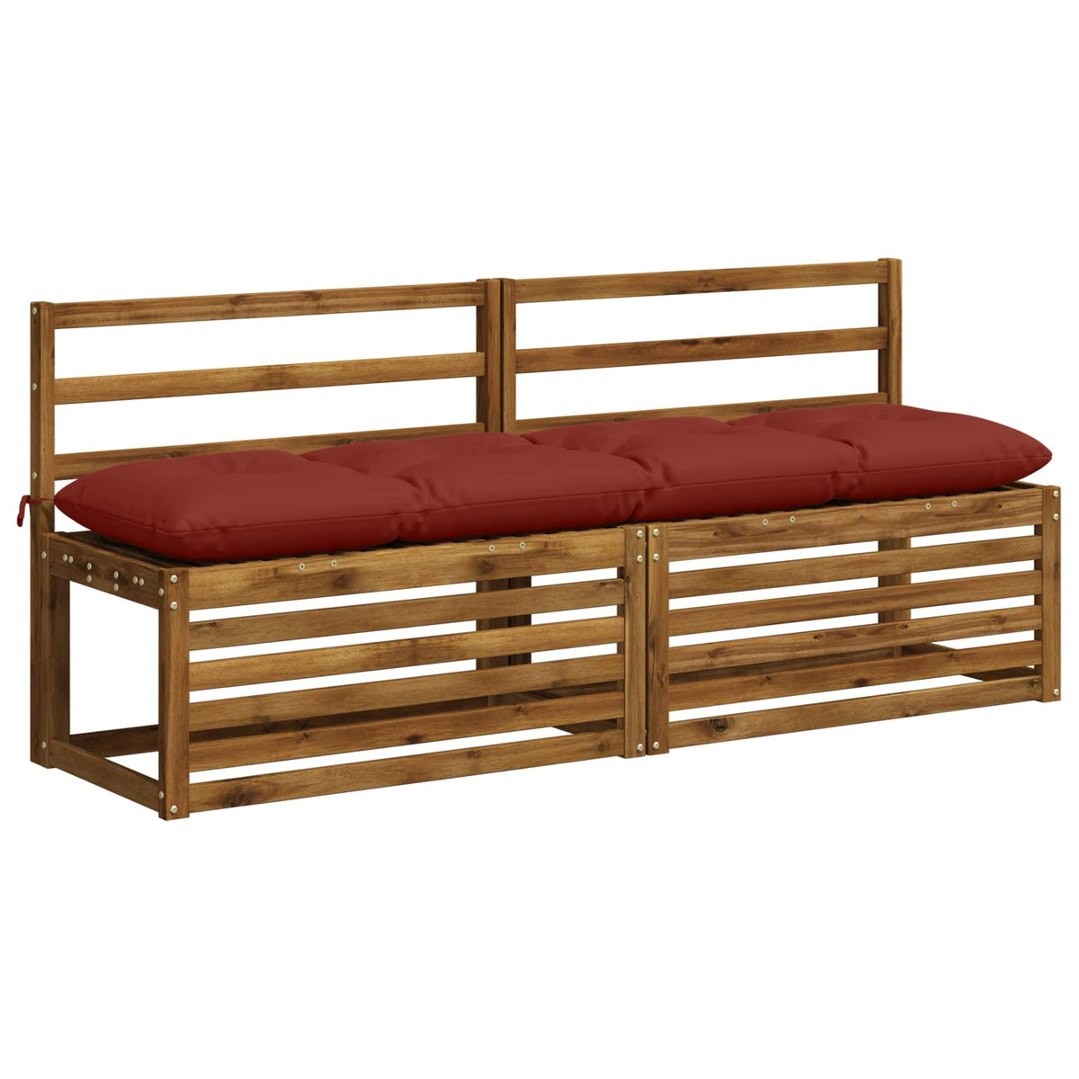 Padpárna VIANEN 100% poliészter Piros 160 x 40 x 12 cm 3