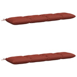 Pad párnák VIANEN 2 db 100% poliészter Piros 160 x 40 x 12 cm 2