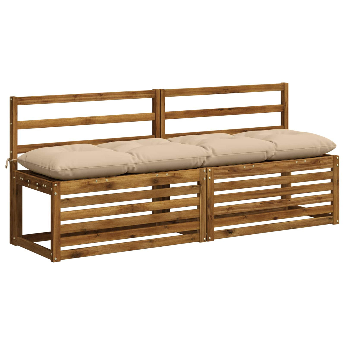 Padpárna VIANEN 100% poliészter Krémszínű 160 x 40 x 12 cm 3