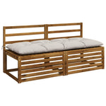 Pad párnák VIANEN 2 db 100% poliészter Fehér 160 x 60 x 12 cm 3