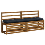 Padpárna VIANEN 100% poliészter Sötét kék 170 x 30 x 12 cm 2