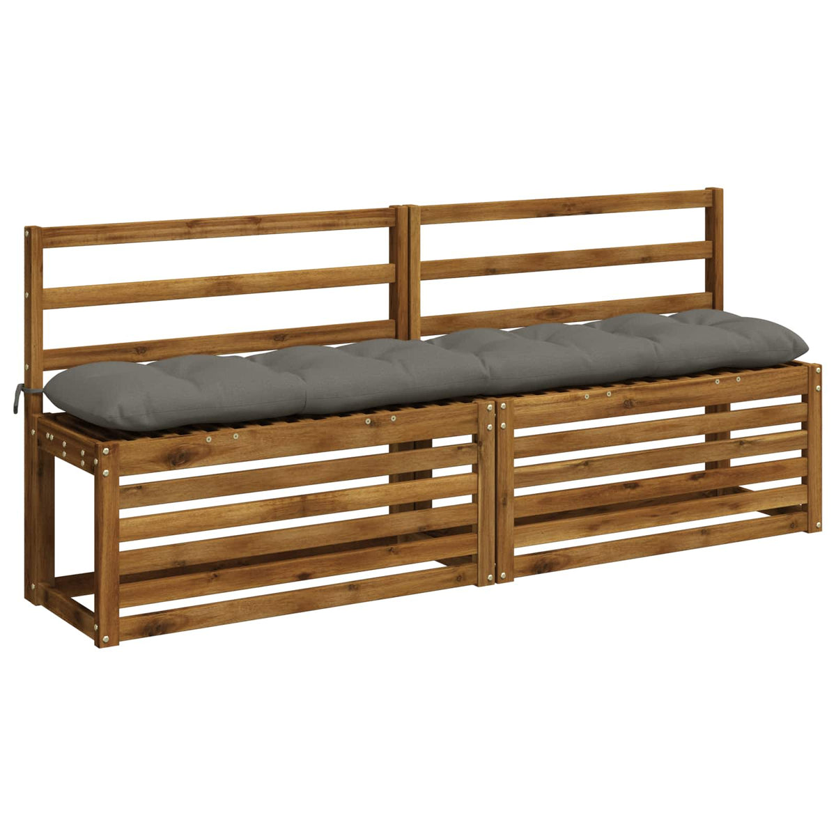 Pad párnák VIANEN 2 db 100% poliészter Szürke 170 x 30 x 12 cm 2