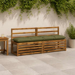 Padpárna VIANEN 100% poliészter Olajzöld 160 x 40 x 12 cm
