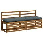 Padpárna VIANEN 100% poliészter Kék 170 x 40 x 12 cm 3