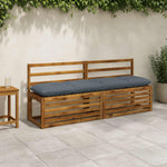 2 darabos padpárna VIANEN 100% poliészter Kék 160 x 40 x 12 cm