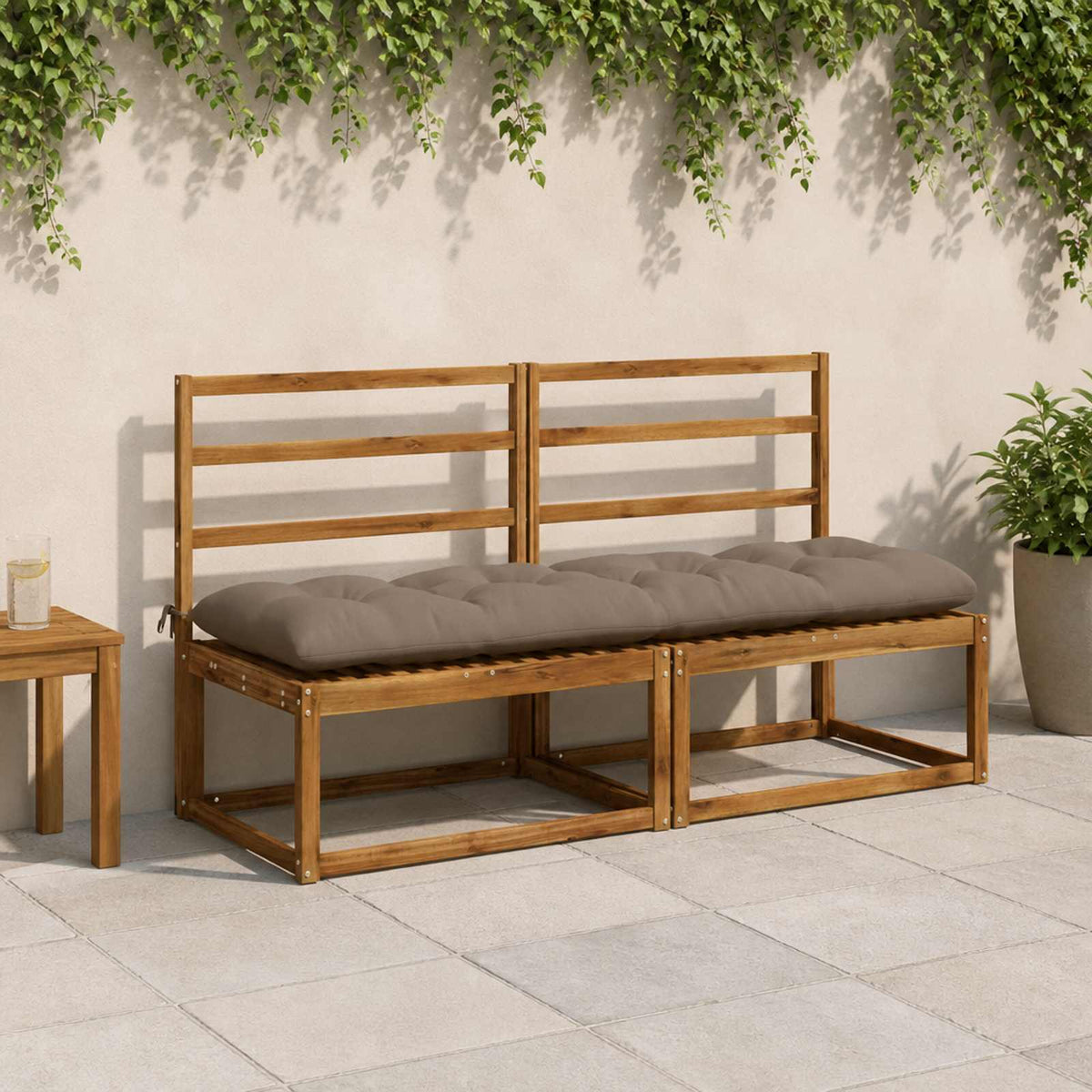 Padpárna VIANEN 100% poliészter Tópszínű 180 x 50 x 12 cm