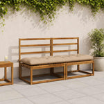 Padpárna VIANEN 100% poliészter Homokszín 160 x 50 x 12 cm