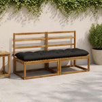 Padpárna VIANEN 100% poliészter Fekete 180 x 50 x 12 cm