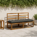 Padpárna VIANEN 100% poliészter Antracitszürke 180 x 50 x 12 cm