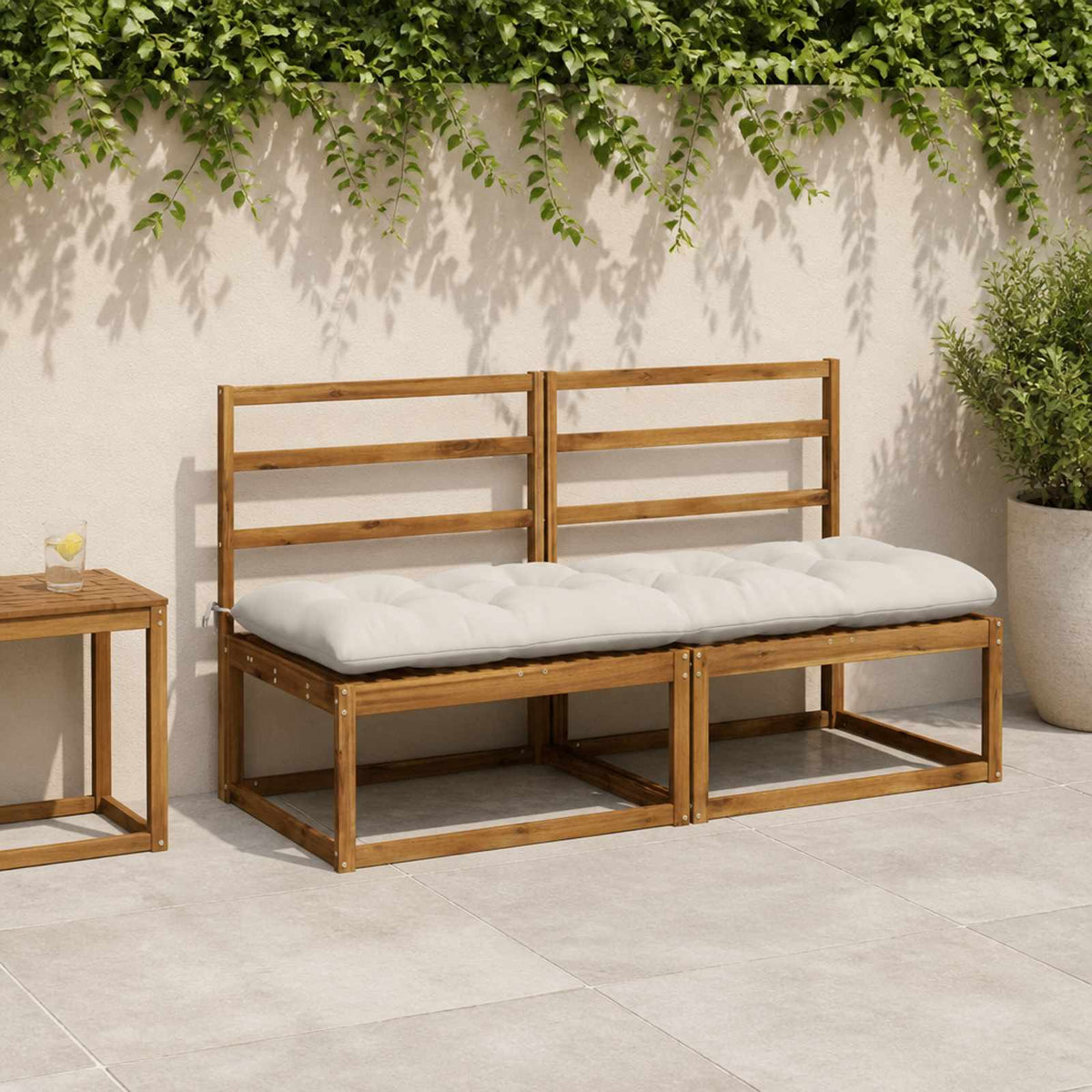 Padpárna VIANEN 100% poliészter Fehér 170 x 60 x 12 cm