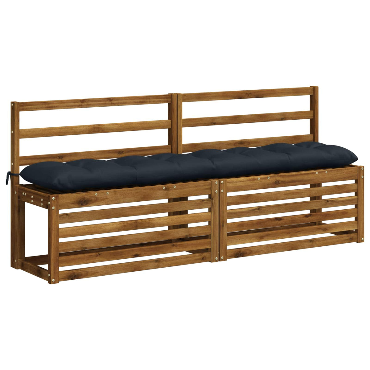 Padpárna VIANEN 100% poliészter Sötét kék 180 x 30 x 12 cm 2